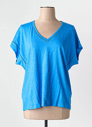 T-shirt bleu S.OLIVER unisexe