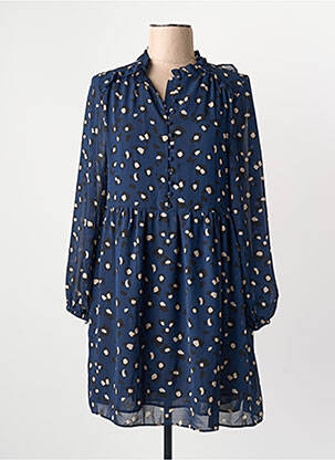 Robe longue bleu MANGO femme