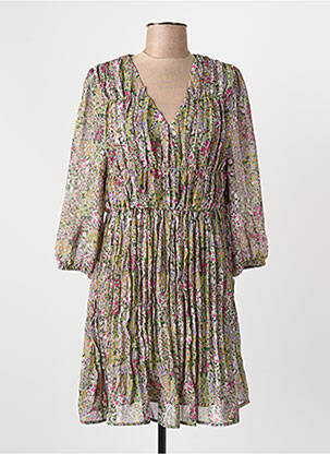 Robe courte vert MANGO femme