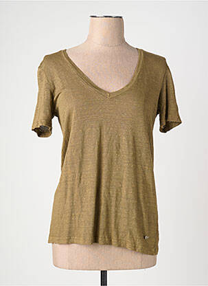 T-shirt marron PLEASE femme