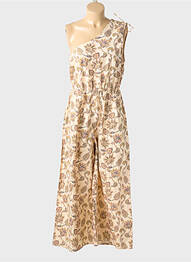 Combi-pantalon beige MANGO femme