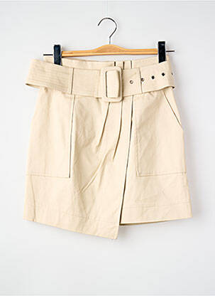 Jupe courte beige MORGAN femme