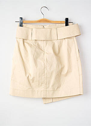 Jupe courte beige MORGAN femme