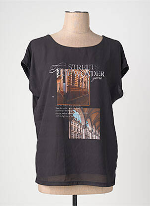 T-shirt noir GARCIA femme