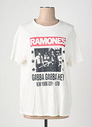 T-shirt blanc MANGO femme