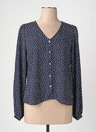 Chemisier manches longues manches longues bleu ONLY femme