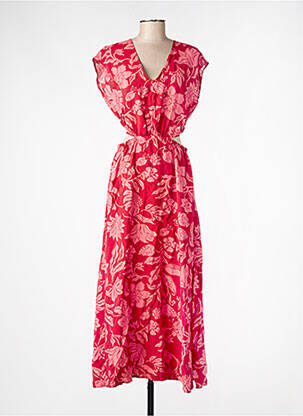 Robe courte rose MANGO femme