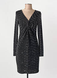 Robe mi-longue manches longues manches longues noir VERO MODA femme