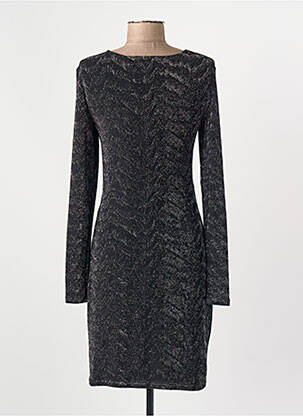 Robe mi-longue manches longues manches longues noir VERO MODA femme
