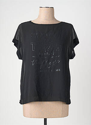 T-shirt noir STREET ONE femme