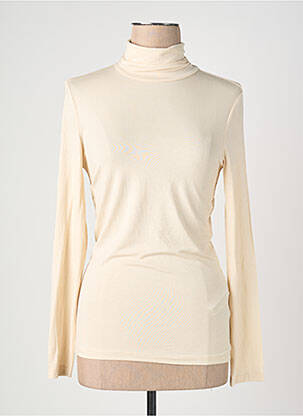 Pull col roulé col roulé manches longues beige VERO MODA femme