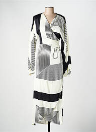 Robe longue beige MANGO femme