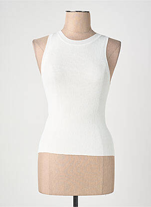 Débardeur blanc MANGO femme