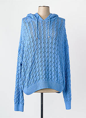 Sweat-shirt à capuche bleu ONLY femme