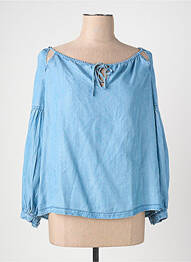 Chemisier bleu SUPERDRY femme