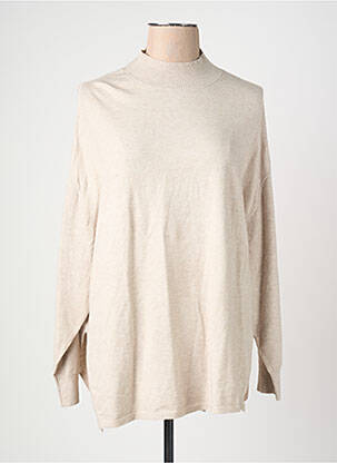 Pull beige MANGO femme