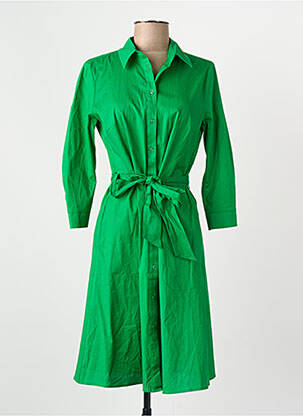 Robe mi-longue vert MORE & MORE femme