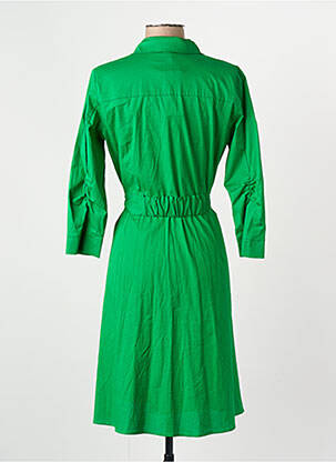 Robe mi-longue vert MORE & MORE femme