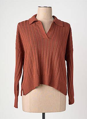 Pull manches longues manches longues rouge ONLY femme