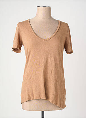 T-shirt marron PLEASE femme