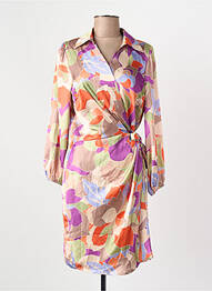 Robe mi-longue orange AMELIE & AMELIE femme