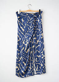 Jupe mi-longue bleu MANGO femme