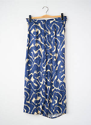 Jupe mi-longue bleu MANGO femme