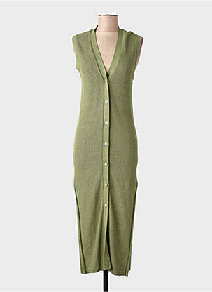 Gilet sans manche vert MANGO femme