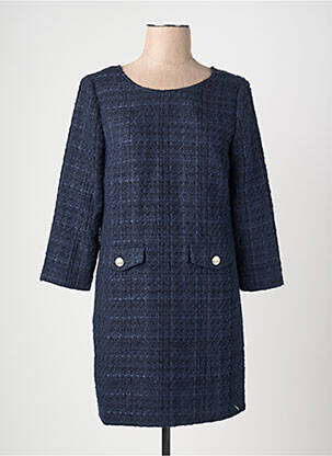 Robe mi-longue bleu LES P'TITES BOMBES femme