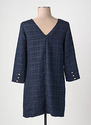 Robe mi-longue bleu LES P'TITES BOMBES femme