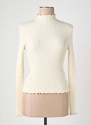 Pull manches longues manches longues blanc VERO MODA femme