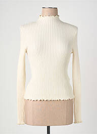 Pull manches longues manches longues blanc VERO MODA femme