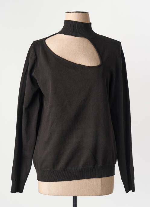 Pull col roulé noir VILA femme