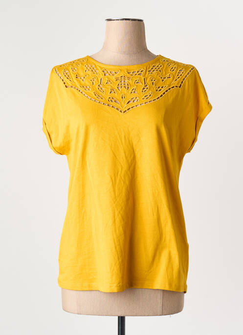 T-shirt jaune STREET ONE femme