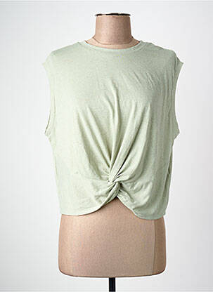 Débardeur coupe droite vert VERO MODA femme