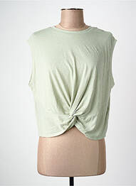 Débardeur coupe droite vert VERO MODA femme