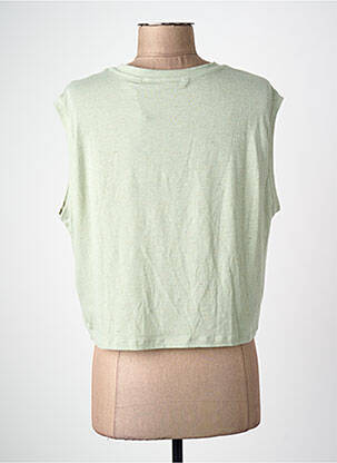 Débardeur coupe droite vert VERO MODA femme