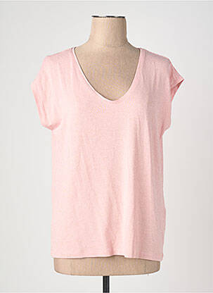 T-shirt manches courtes manches courtes rose PIECES femme