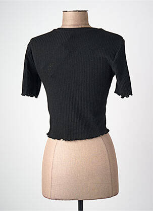T-shirt coupe droite manches courtes noir ONLY femme