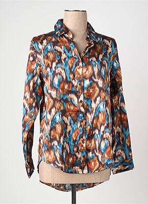 Chemisier marron JS MILLENIUM femme