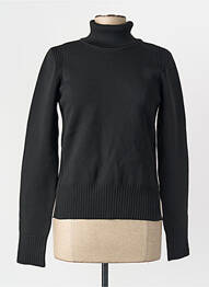 Pull col roulé noir YUGEN femme