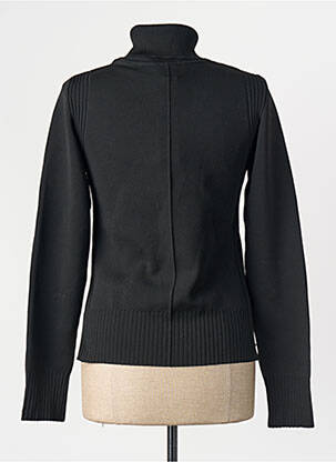 Pull col roulé noir YUGEN femme