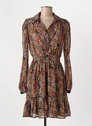 Robe courte marron MORGAN femme