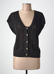 Gilet sans manche noir GARCIA femme