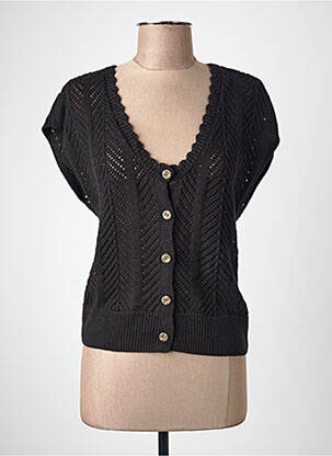 Gilet sans manche noir GARCIA femme