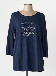 T-shirt bleu STREET ONE femme
