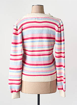 Gilet manches longues manches longues rose ONLY femme