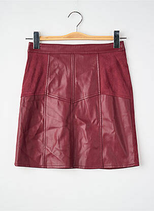 Jupe courte rouge NAF NAF femme