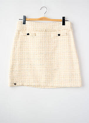 Jupe courte beige AMELIE & AMELIE femme