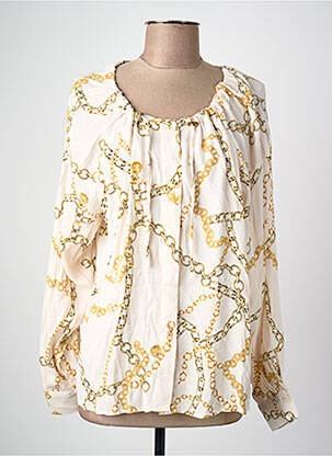 Chemisier beige MANGO femme